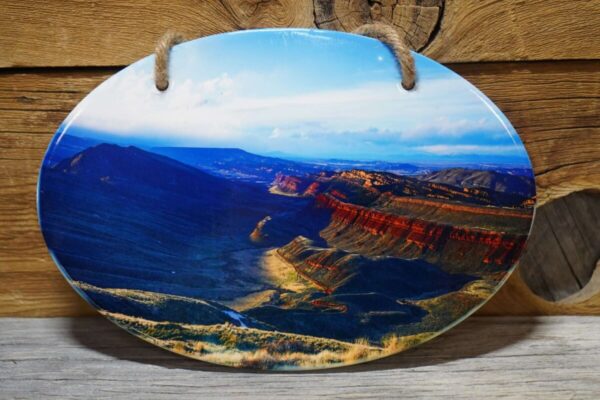 Shop Wyoming Oval Ceramic Wall Decor- Red Canyon- Wyoming