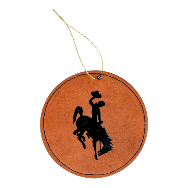 Shop Wyoming Steamboat Leather Ornament