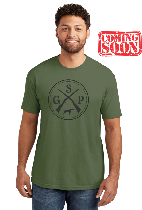 Shop Wyoming German Shorthaired Pointer T-shirt, GSP T-shirt Large Logo
