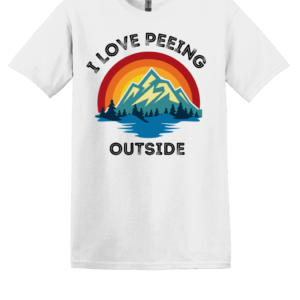 Shop Wyoming I love Peeing Outside Shirt