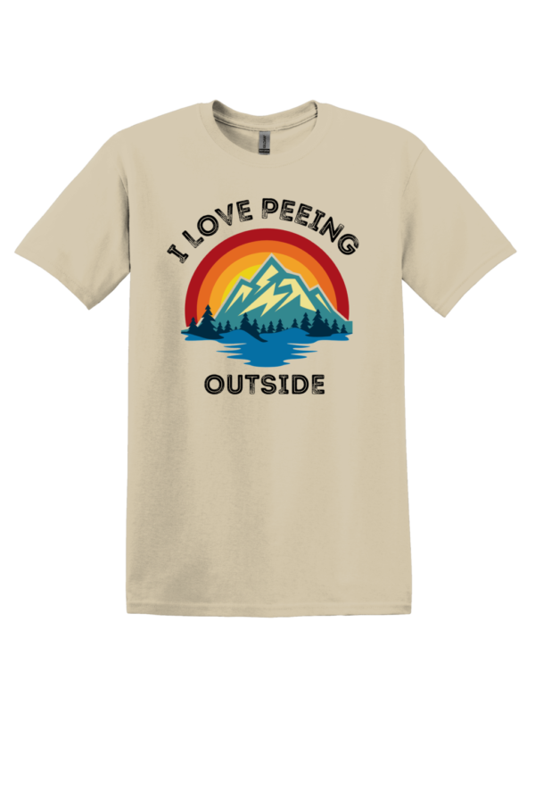Shop Wyoming I love Peeing Outside Shirt