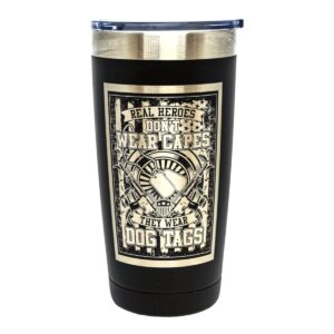 Shop Wyoming Heroes Wear Dog Tags Tumbler