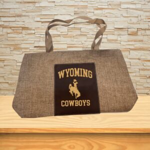 Shop Wyoming Wyoming Cowboys Burlap Carry All Bag