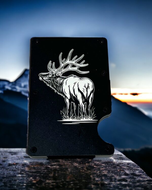 Shop Wyoming Elk Minimalist RFID Wallet