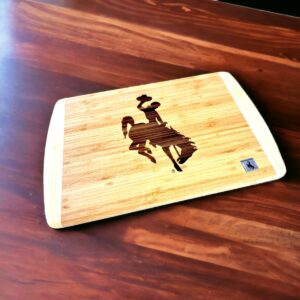 Shop Wyoming Wyoming Cowboys Bamboo Cutting Board