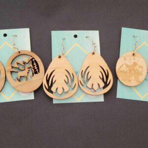 Shop Wyoming Wood and Sterling Silver Earrings