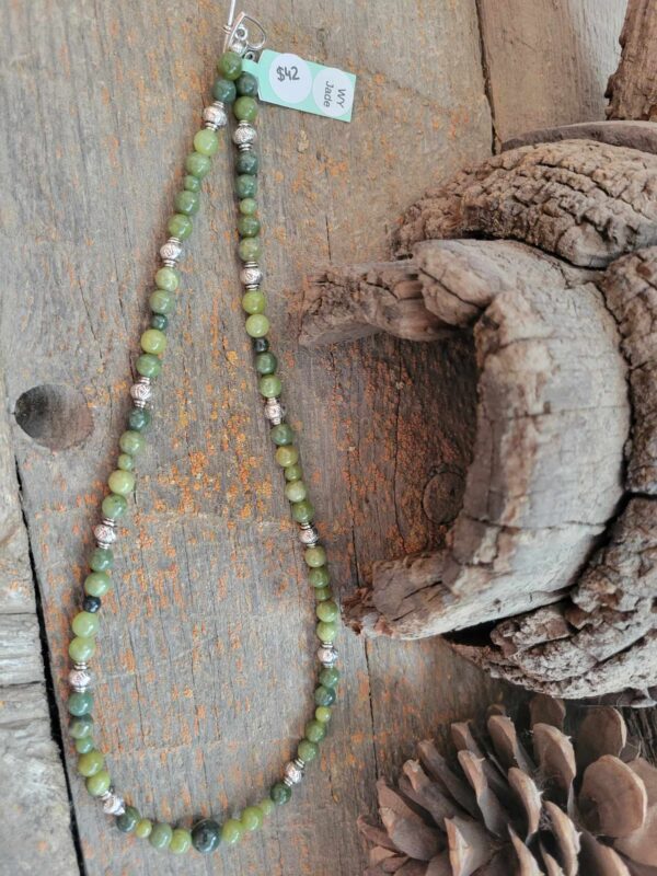 Shop Wyoming Wyoming Jade Necklace & Earring set