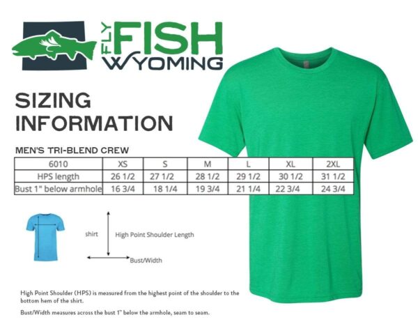 Shop Wyoming Fly Fish Wyoming® Topo Tee