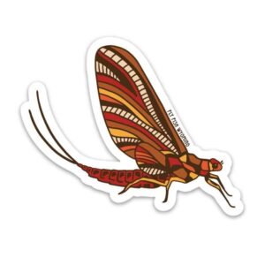 Shop Wyoming Mayfly Sticker – Fall Theme