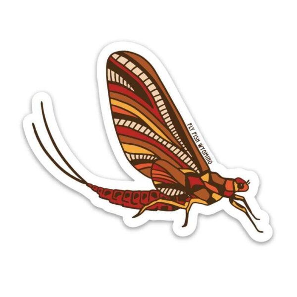 Shop Wyoming Mayfly Sticker – Fall Theme