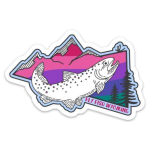 Shop Wyoming Sunset Sunrise Mountains Sticker