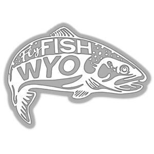 Shop Wyoming Fish Jump Sticker