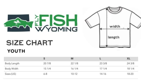 Shop Wyoming Kids Wyo Bison Fly Tee