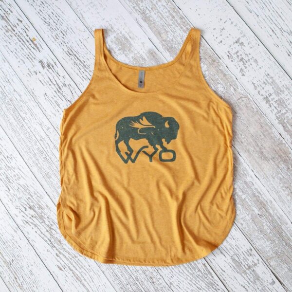 Shop Wyoming Women’s Bison Fly Tank