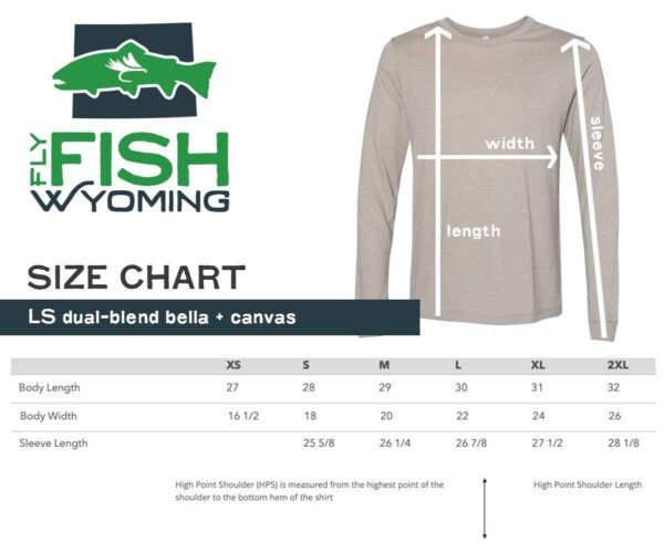Shop Wyoming Fly Fish Wyoming Spine Design Long Sleeve