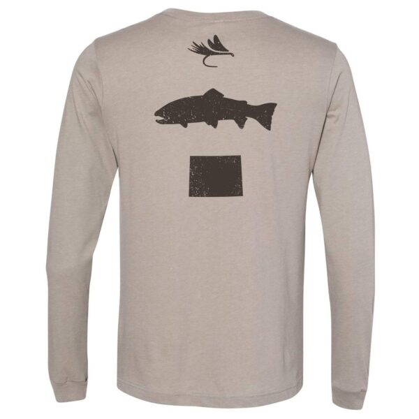 Shop Wyoming Fly Fish Wyoming Spine Design Long Sleeve