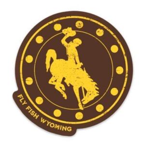 Shop Wyoming Reel Wyo Bucking Horse Sticker