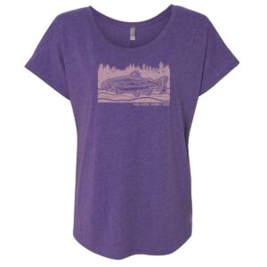 Shop Wyoming Women’s Fish More, Worry Less Tee
