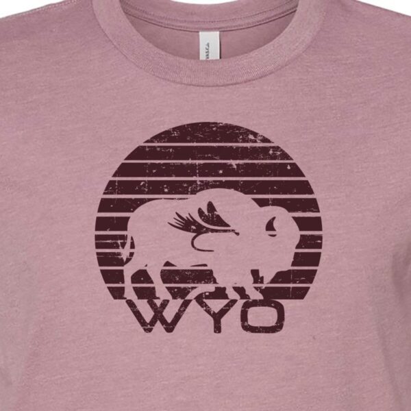 Shop Wyoming Kids Sunset Bison Tee