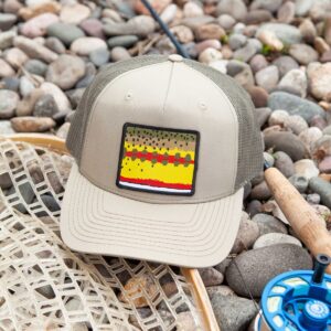 Brown Trout Pattern Patch Hat - Wyoming Fly Fishing Hat – Fly Fish Wyoming