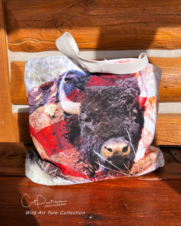 Shop Wyoming AMERICAN BUFFALO MARKET TOTE