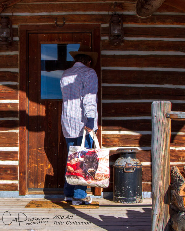 Shop Wyoming AMERICAN BUFFALO MARKET TOTE