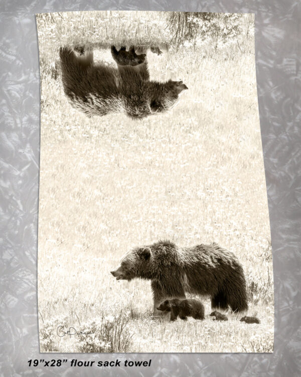 Shop Wyoming GRIZZLY SPIRIT FLOUR SACK TOWEL