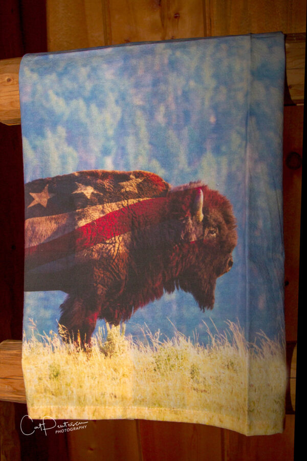 Shop Wyoming ALL AMERICAN BUFFALO FLOUR SACK TOWEL