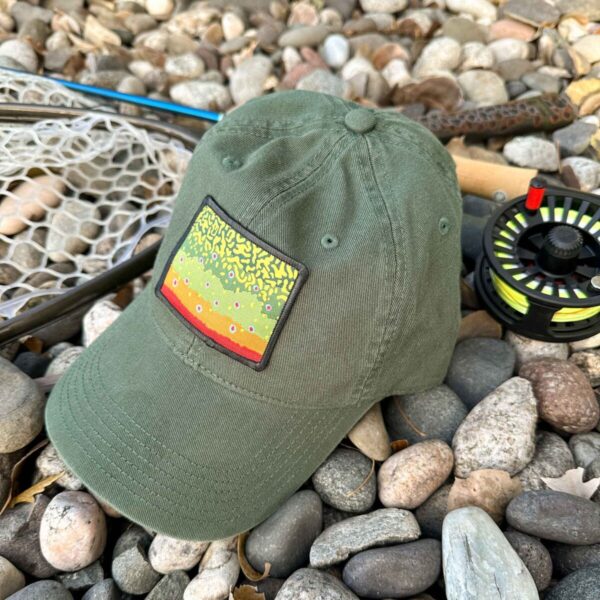 Shop Wyoming Brook Trout Patch Epic Dad Hat