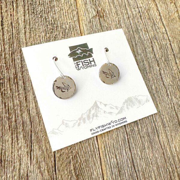 Shop Wyoming Dry Fly Disk Earrings