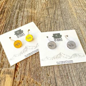 Shop Wyoming Dry Fly Disk Earrings