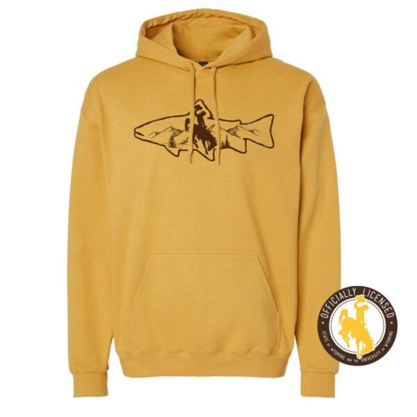 Shop Wyoming Wyo Trout Hooded Sweatshirt