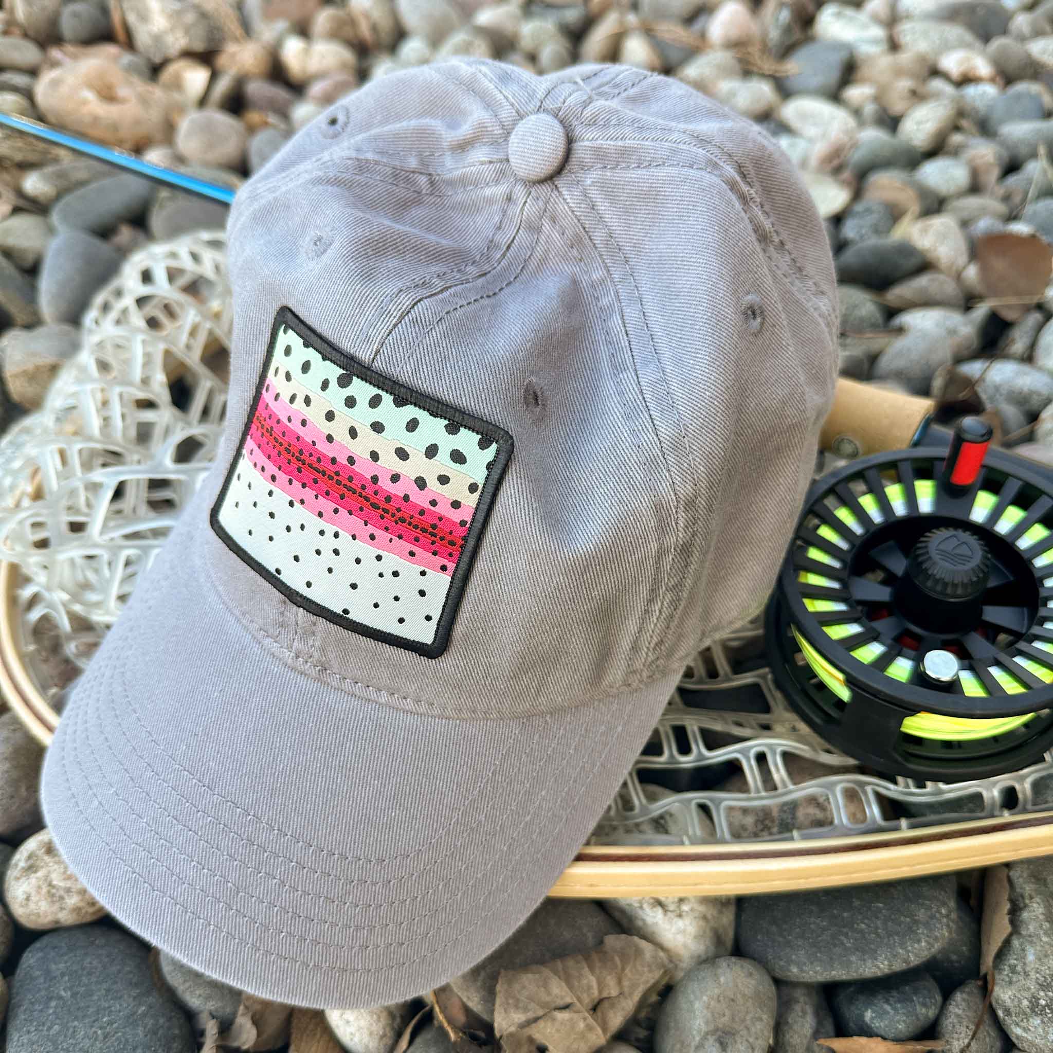 Rainbow Trout Patch Epic Dad Hat