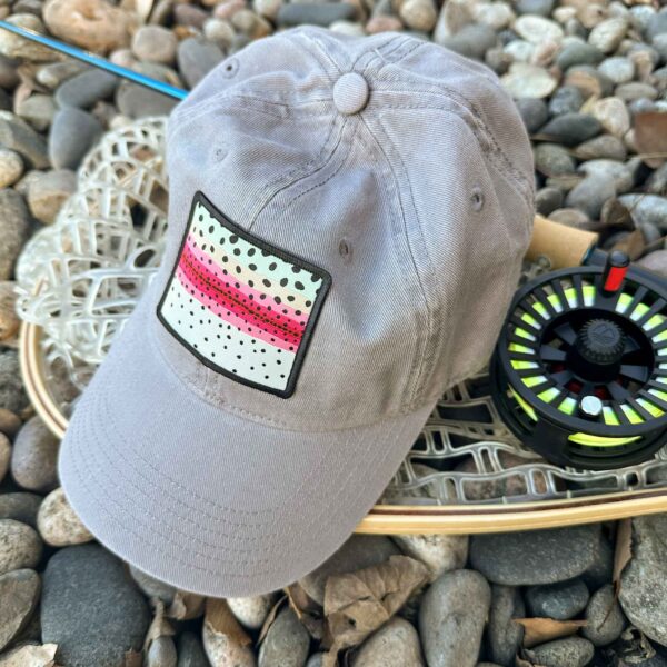 Shop Wyoming Rainbow Trout Patch Epic Dad Hat