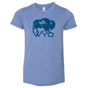 Shop Wyoming Kids Wyo Bison Fly Tee