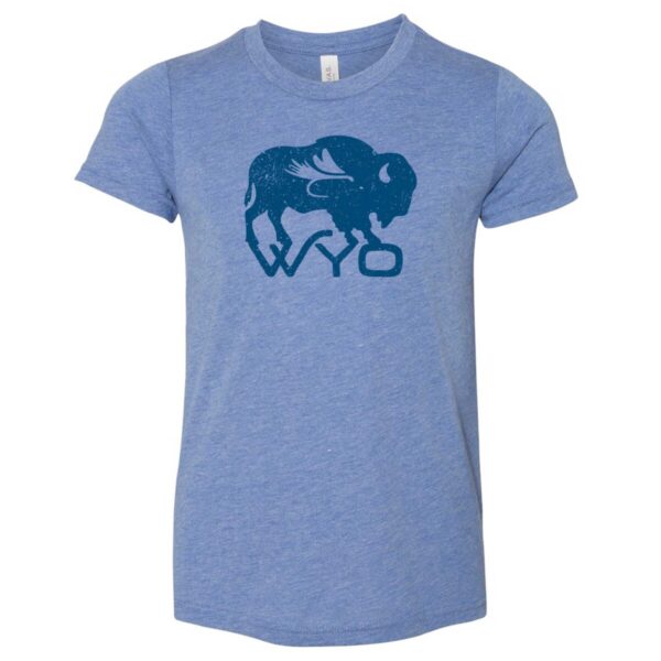 Shop Wyoming Kids Wyo Bison Fly Tee