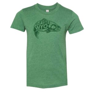 Shop Wyoming Kids Topo Fish Tee