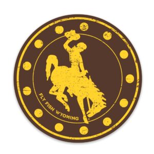 Shop Wyoming Reel Wyo Bucking Horse Sticker