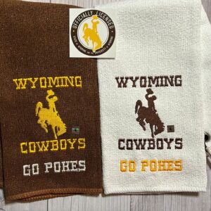 Shop Wyoming University of Wyoming Golf Towels, UWYO Golf, Steamboat Golf, Personalized Towel