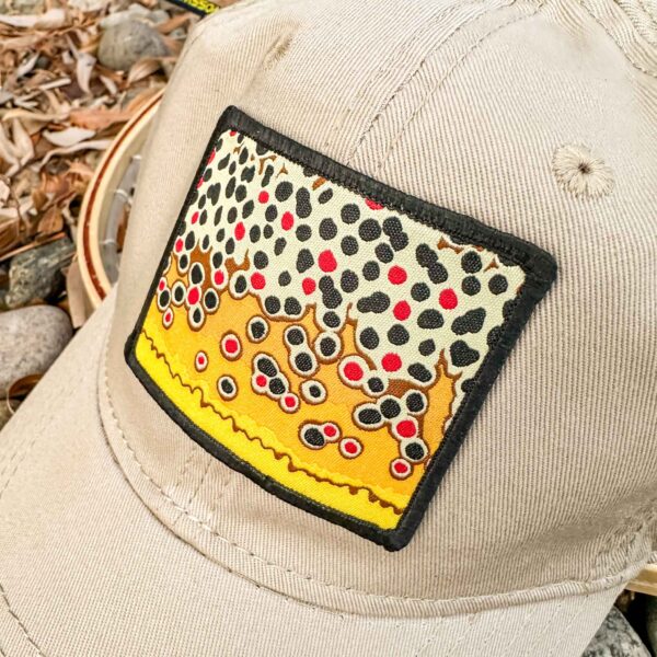 Shop Wyoming Brown Trout Patch Epic Dad Hat