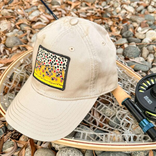 Shop Wyoming Brown Trout Patch Epic Dad Hat