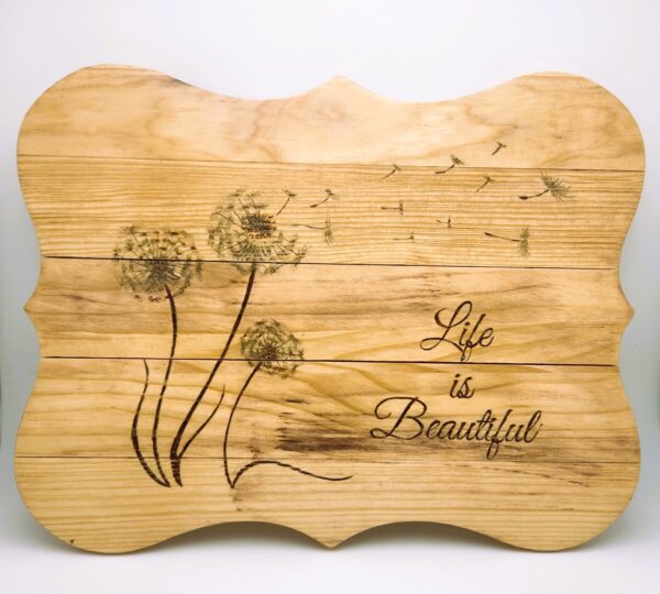 Shop Wyoming Life is Beautiful Wooden Wall Hanging