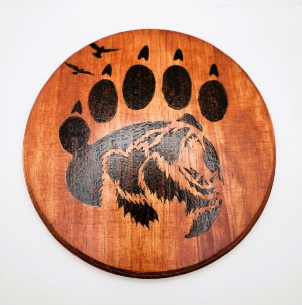 Shop Wyoming Bear Paw Wooden Wall Hanging