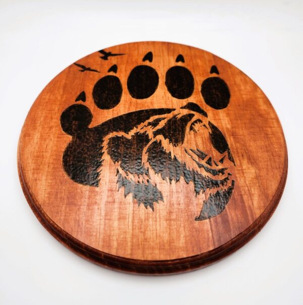 Shop Wyoming Bear Paw Wooden Wall Hanging