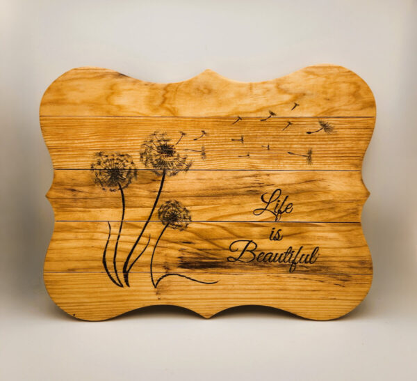 Shop Wyoming Life is Beautiful Wooden Wall Hanging