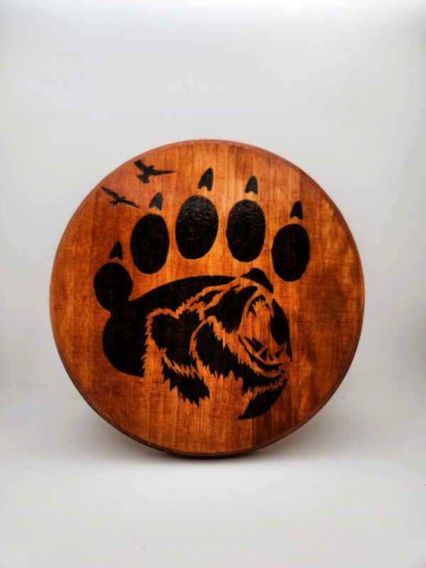 Shop Wyoming Bear Paw Wooden Wall Hanging