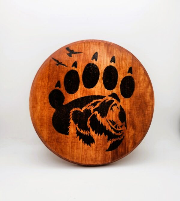 Shop Wyoming Bear Paw Wooden Wall Hanging