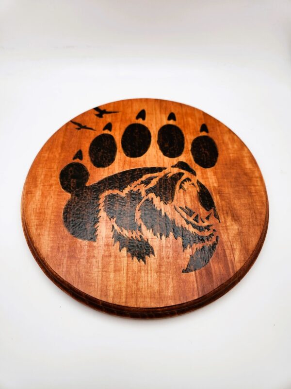 Shop Wyoming Bear Paw Wooden Wall Hanging