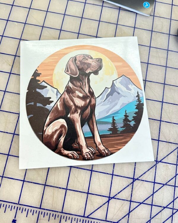 Shop Wyoming GSP Mountain Sticker