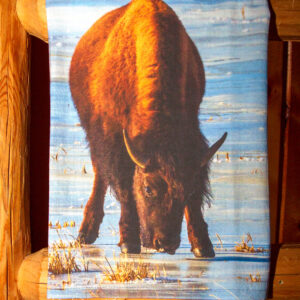 Shop Wyoming WITH ICE – BUFFALO FLOUR SACK TOWEL